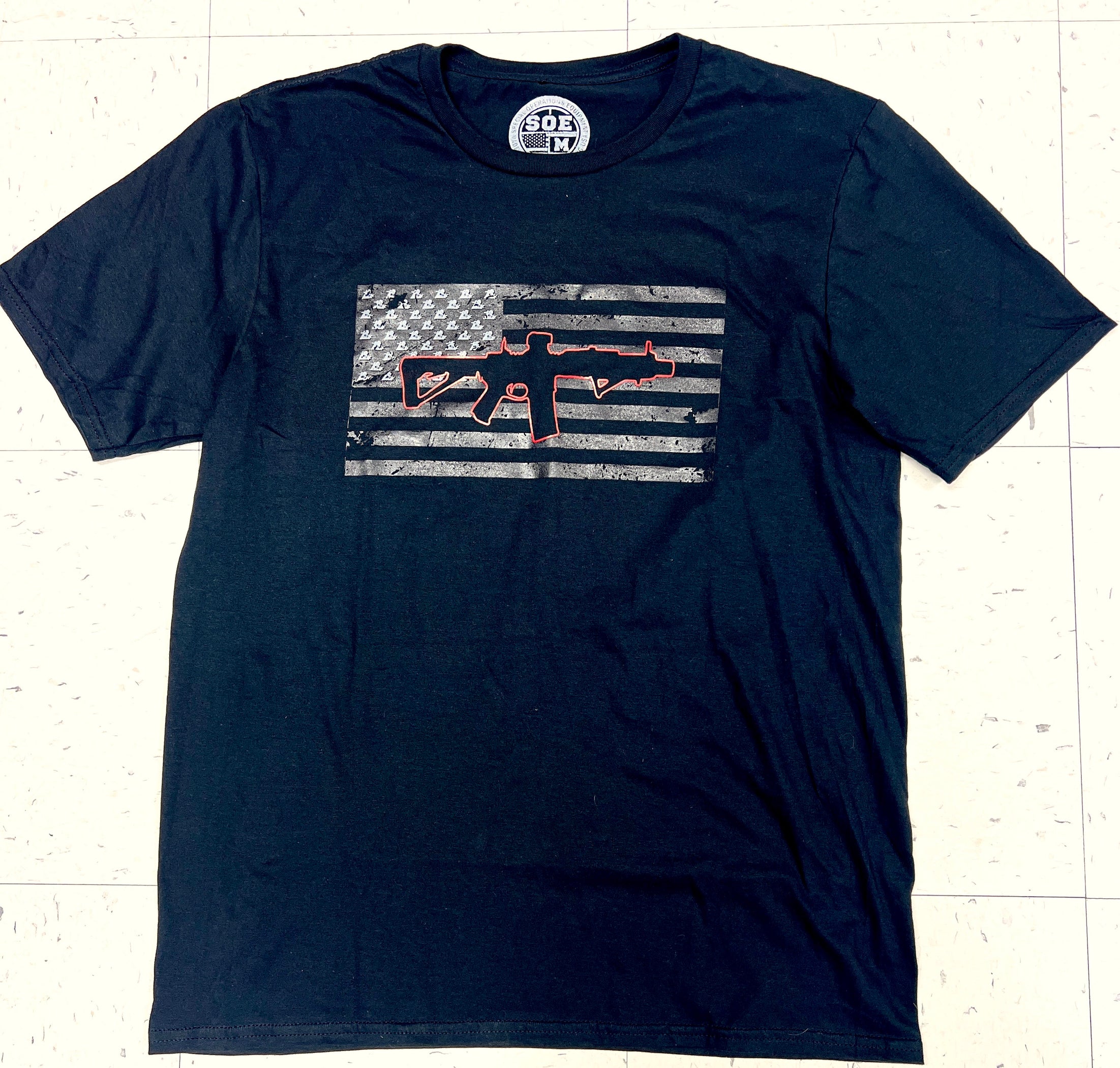 Black SBR T Shirt — Special Operations Equipment