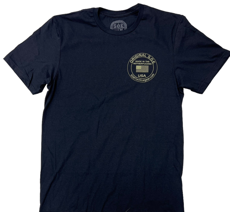 Old School OD Round Logo T Shirt