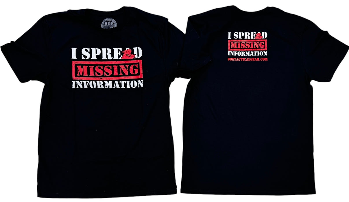 Missing Information T Shirt