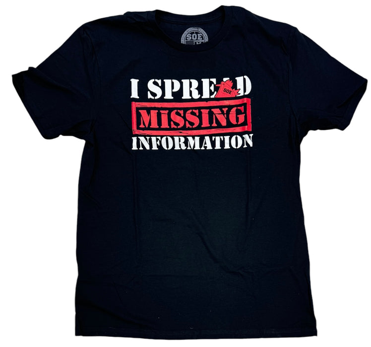 Missing Information T Shirt