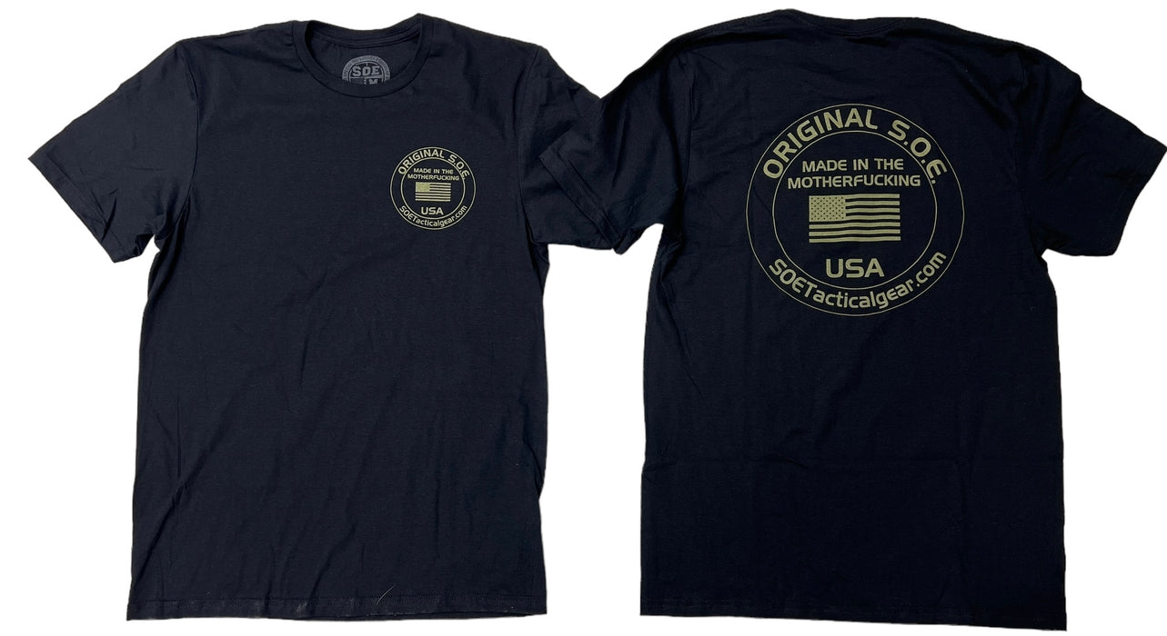 Old School OD Round Logo T Shirt