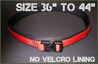 1.5 Rigid Cobra Duty Belt Without Velcro Liner - Sizes 26 to 60 —  Special Operations Equipment